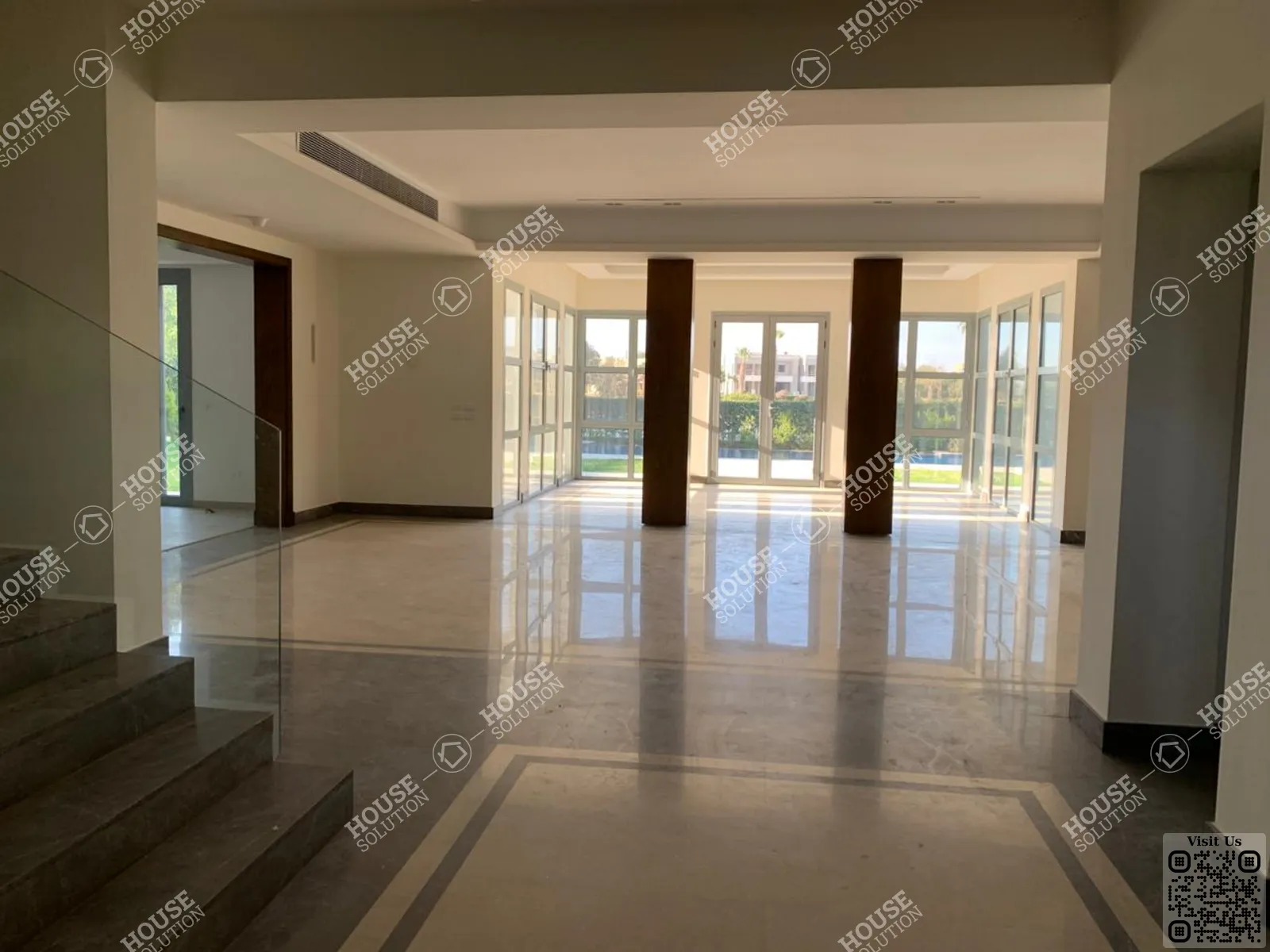 RECEPTION @ Villas For Rent In Sheikh Zayed Allegria By SODIC Area: 1200 m² consists of 6 Bedrooms 7 Bathrooms Semi furnished 5 stars #6583-0