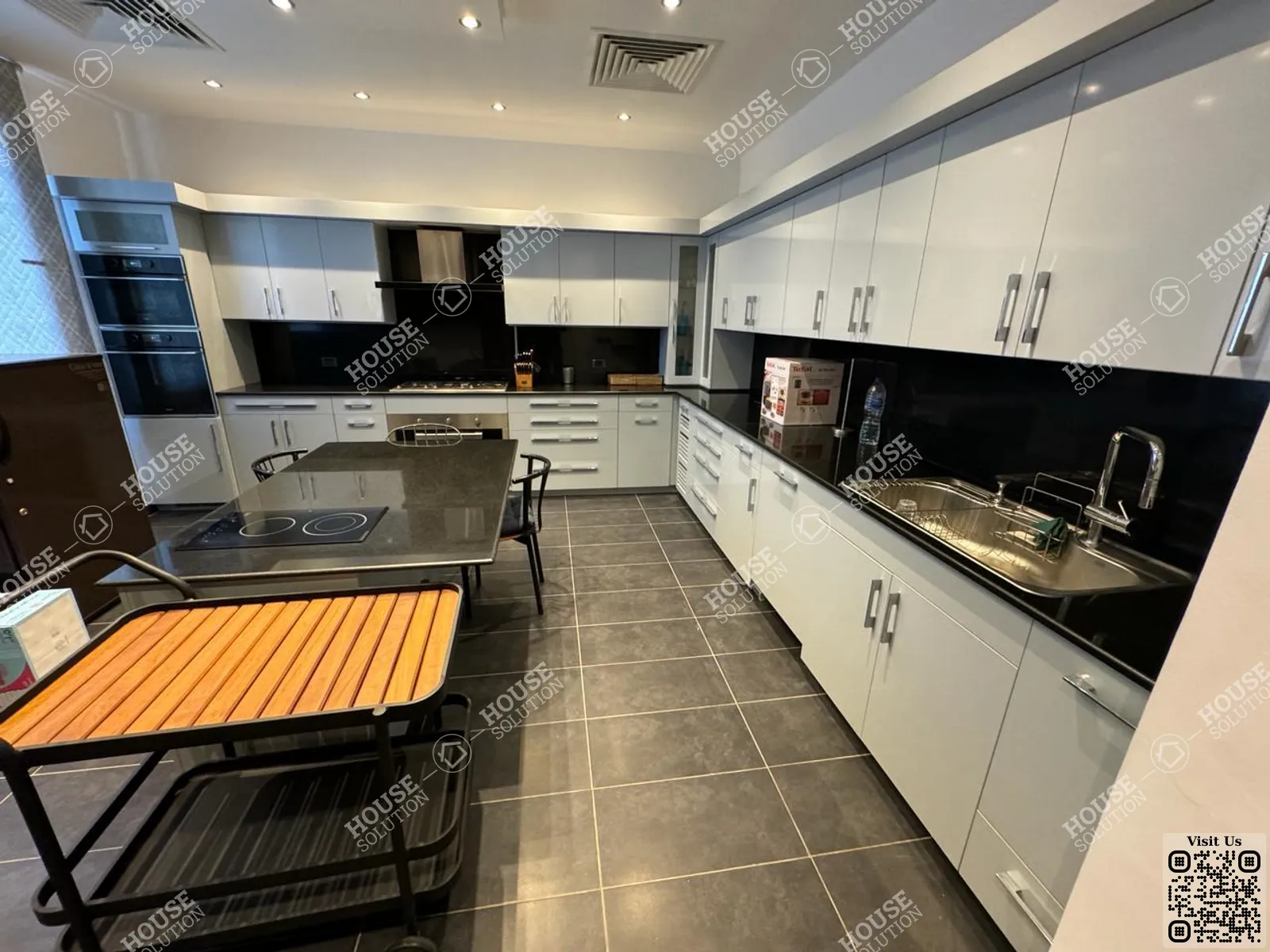 KITCHEN  @ Villas For Rent In Sheikh Zayed Allegria By SODIC Area: 1600 m² consists of 5 Bedrooms 5 Bathrooms Modern furnished 5 stars #6587-2