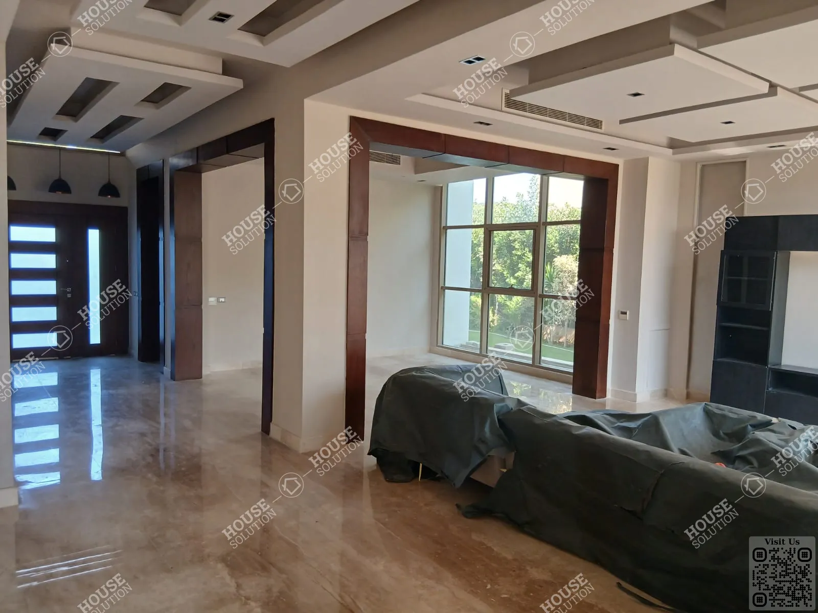 RECEPTION @ Villas For Rent In Sheikh Zayed Allegria By SODIC Area: 580 m² consists of 4 Bedrooms 4 Bathrooms Semi furnished 5 stars #6591-1