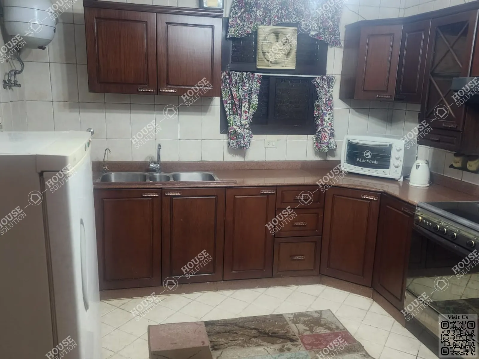 KITCHEN @ Apartments For Rent In Maadi Maadi Degla Area: 165 m² consists of 3 Bedrooms 2 Bathrooms Furnished 5 stars #6602-2