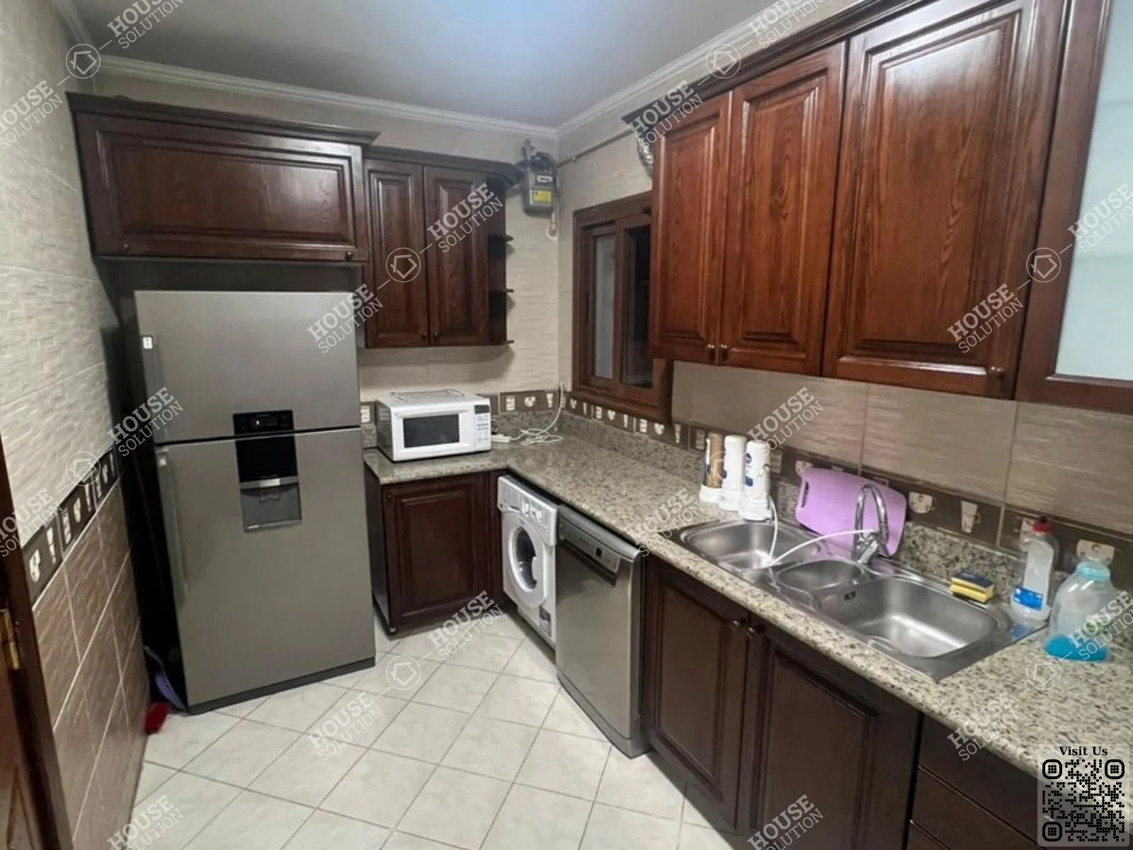 KITCHEN  @ Apartments For Rent In Maadi Maadi Sarayat Area: 185 m² consists of 3 Bedrooms 2 Bathrooms Furnished 5 stars #6613-2