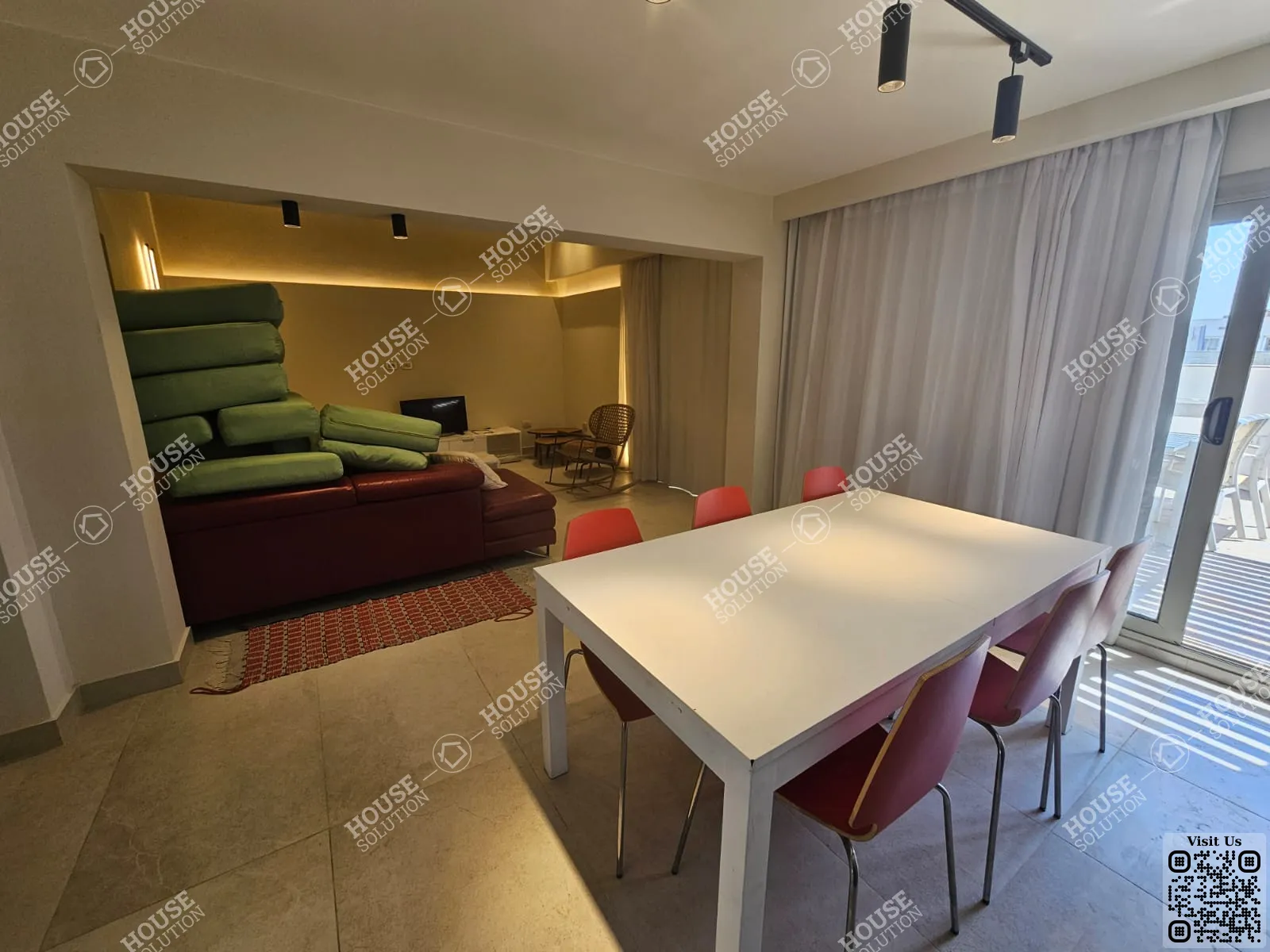 RECEPTION  @ Penthouses For Rent In Maadi Maadi Sarayat Area: 110 m² consists of 2 Bedrooms 3 Bathrooms Modern furnished 5 stars #6617-1