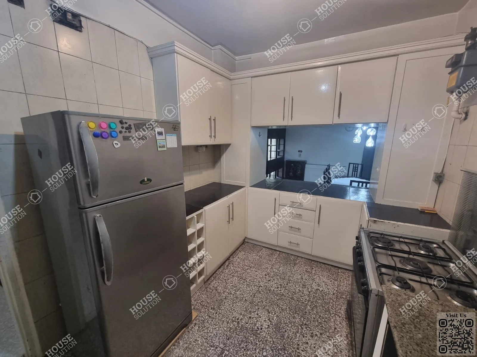 KITCHEN @ Ground Floors For Rent In Maadi Maadi Sarayat Area: 220 m² consists of 3 Bedrooms 3 Bathrooms Furnished 5 stars #6621-2