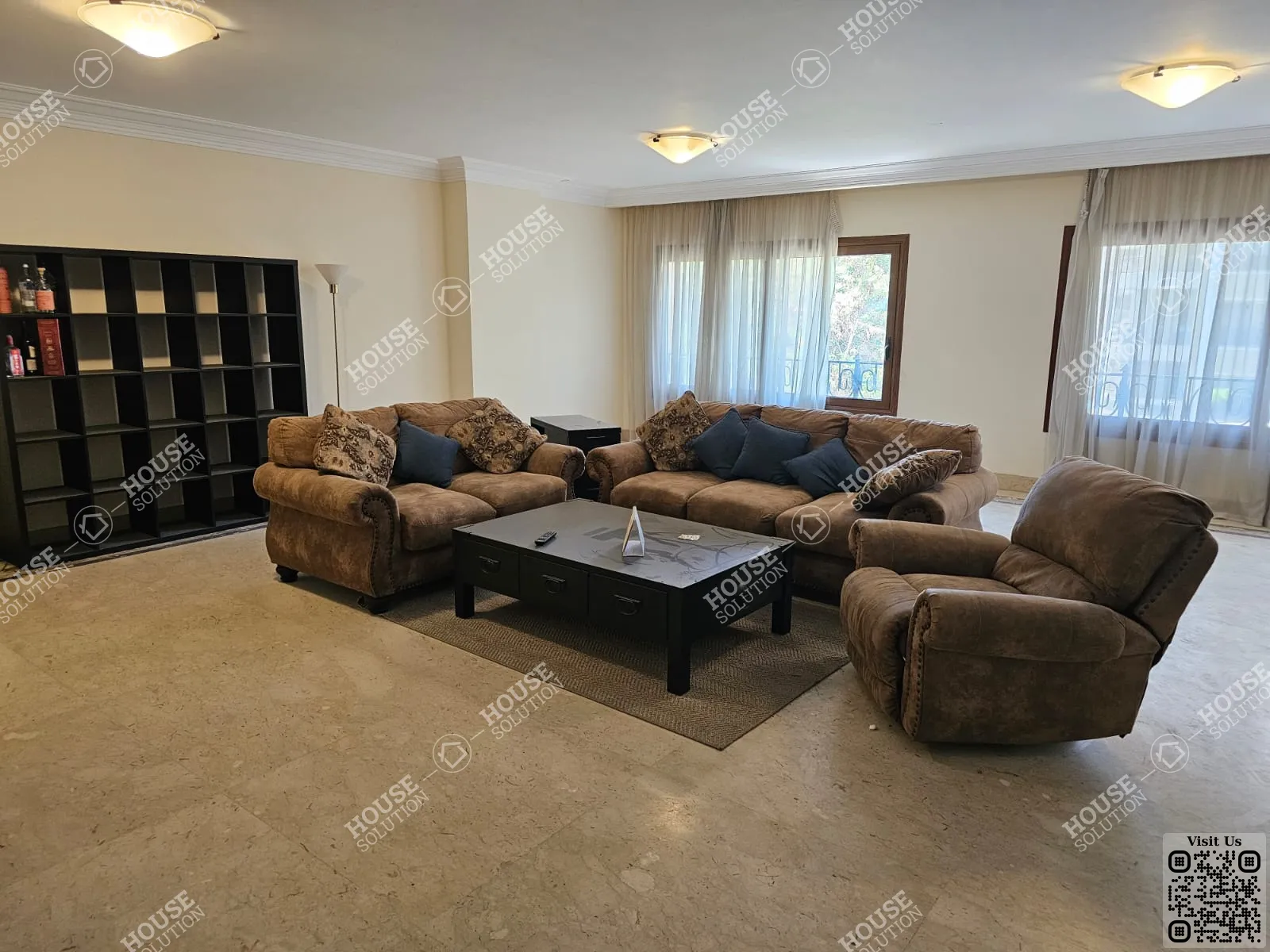 RECEPTION  @ Apartments For Rent In Maadi Maadi Degla Area: 220 m² consists of 4 Bedrooms 4 Bathrooms Modern furnished 5 stars #6629-0