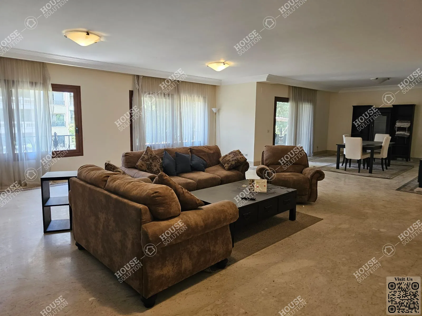 RECEPTION  @ Apartments For Rent In Maadi Maadi Degla Area: 220 m² consists of 4 Bedrooms 4 Bathrooms Modern furnished 5 stars #6629-1
