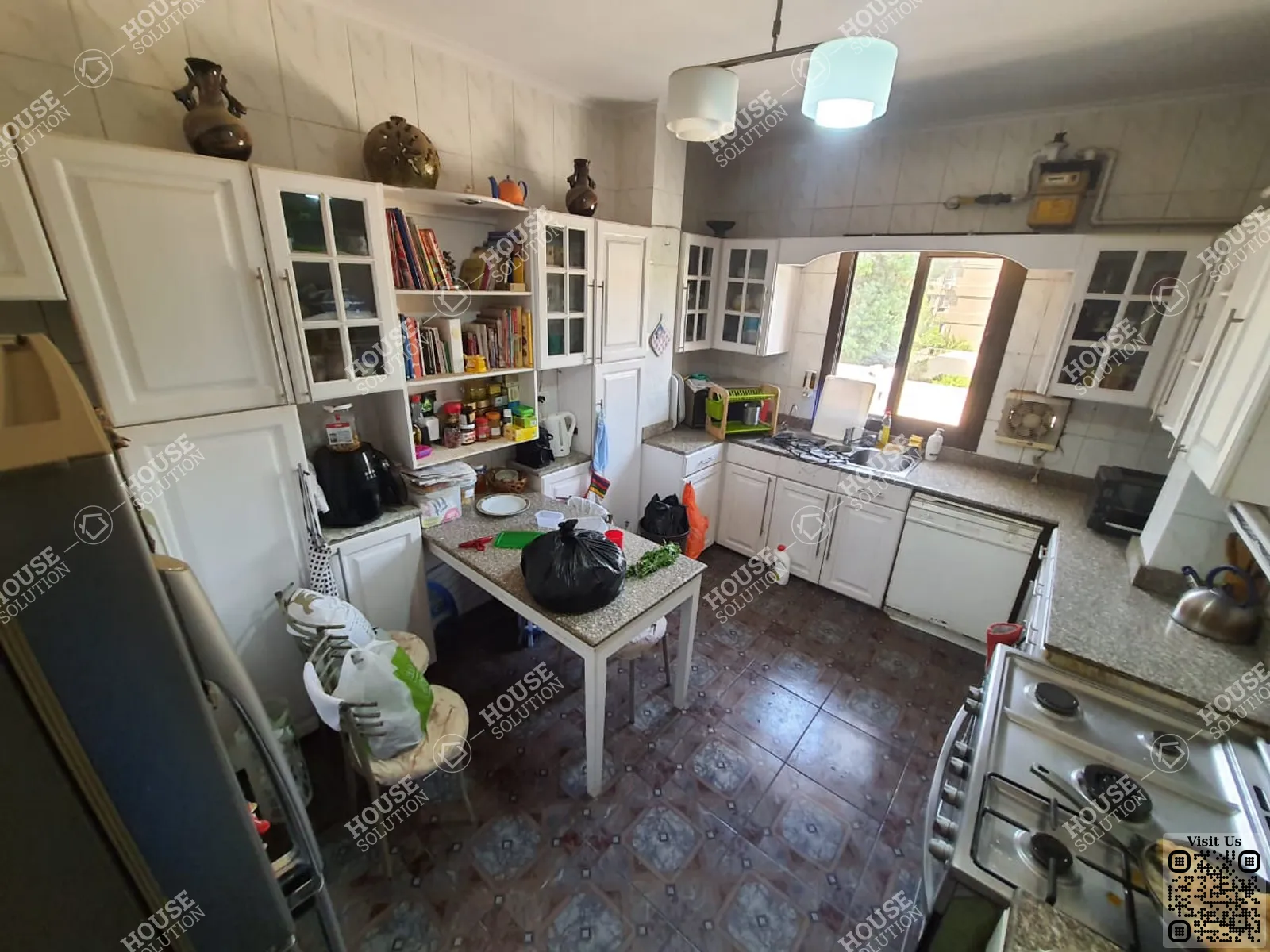 KITCHEN  @ Apartments For Rent In Maadi Maadi Sarayat Area: 145 m² consists of 3 Bedrooms 3 Bathrooms Furnished 5 stars #6633-2