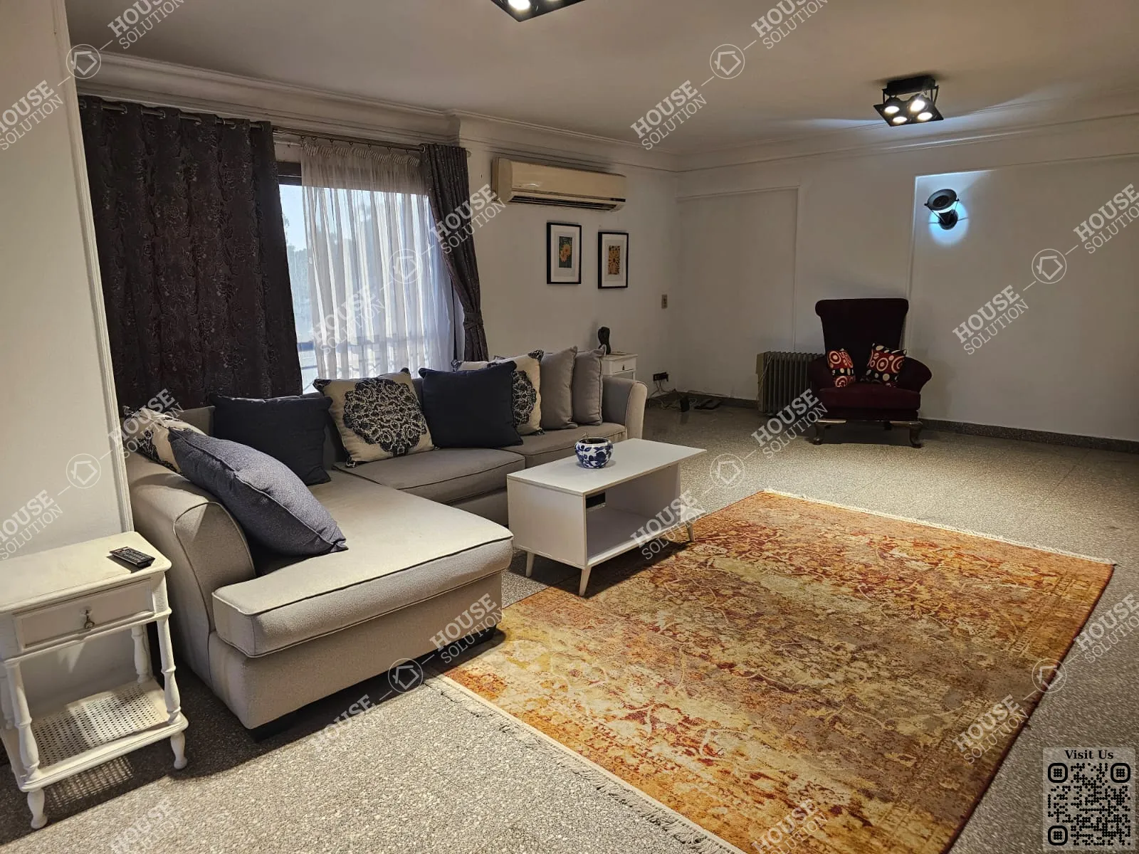 RECEPTION  @ Apartments For Rent In Maadi Maadi Sarayat Area: 145 m² consists of 3 Bedrooms 3 Bathrooms Furnished 5 stars #6638-1