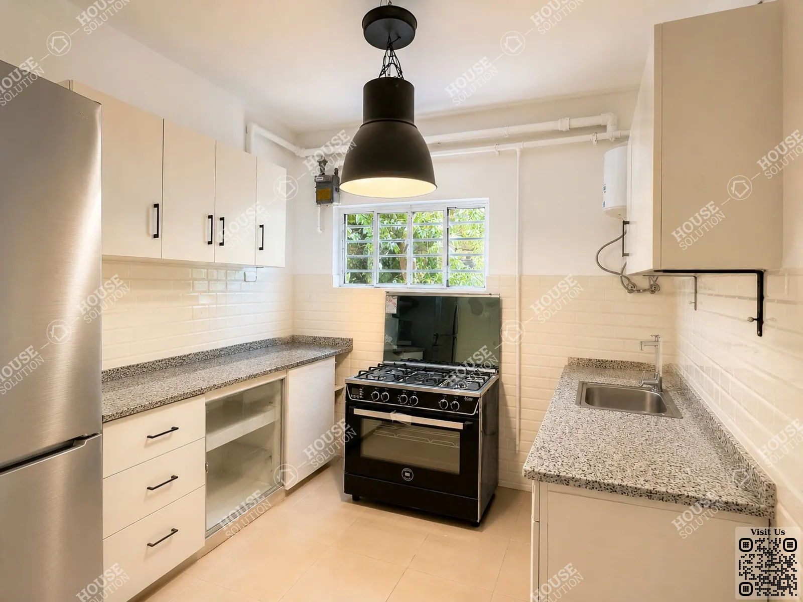 KITCHEN  @ Ground Floors For Rent In Maadi Maadi Sarayat Area: 125 m² consists of 3 Bedrooms 2 Bathrooms Modern furnished 5 stars #6651-2