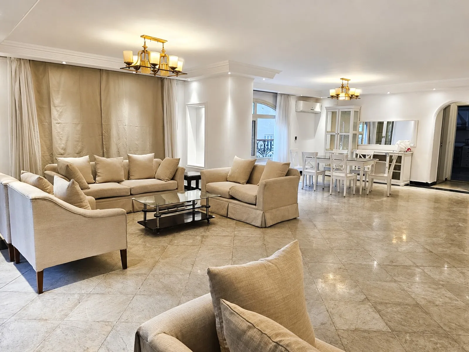 Apartments For Sale In Maadi Maadi Sarayat Area: 280 m² consists of 4 Bedrooms 4 Bathrooms Modern furnished 5 stars #6652