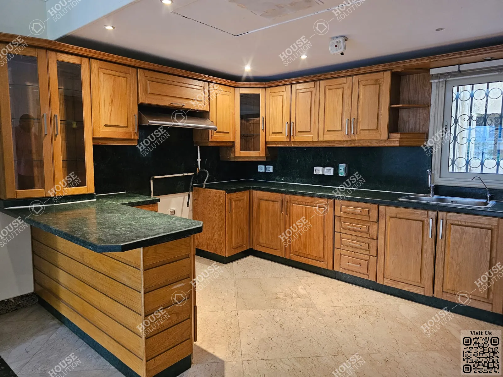 KITCHEN  @ Apartments For Rent In Maadi Maadi Degla Area: 320 m² consists of 4 Bedrooms 4 Bathrooms Semi furnished 5 stars #6653-2