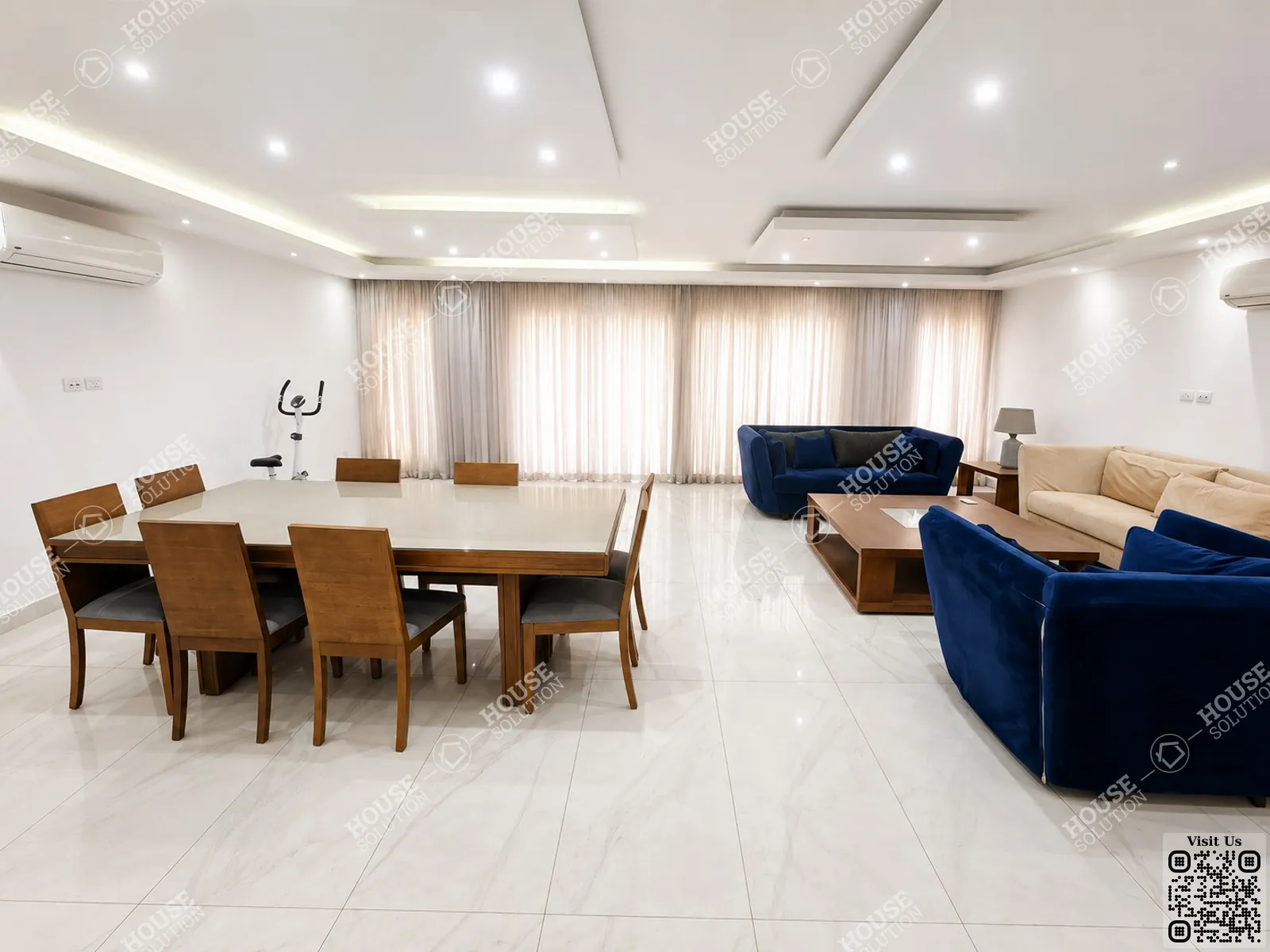 RECEPTION  @ Duplexes For Rent In Maadi Maadi Sarayat Area: 240 m² consists of 3 Bedrooms 3 Bathrooms Modern furnished 5 stars #6661-1