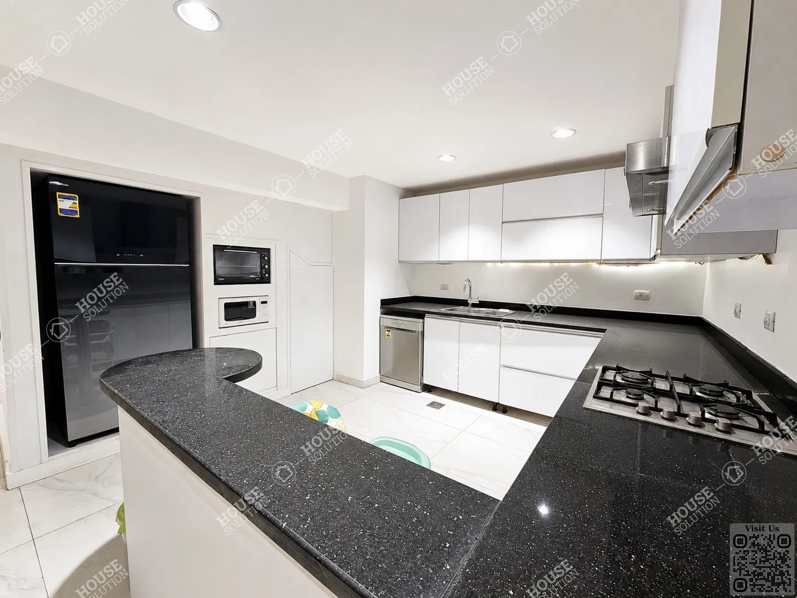 KITCHEN  @ Duplexes For Rent In Maadi Maadi Sarayat Area: 240 m² consists of 3 Bedrooms 3 Bathrooms Modern furnished 5 stars #6661-2