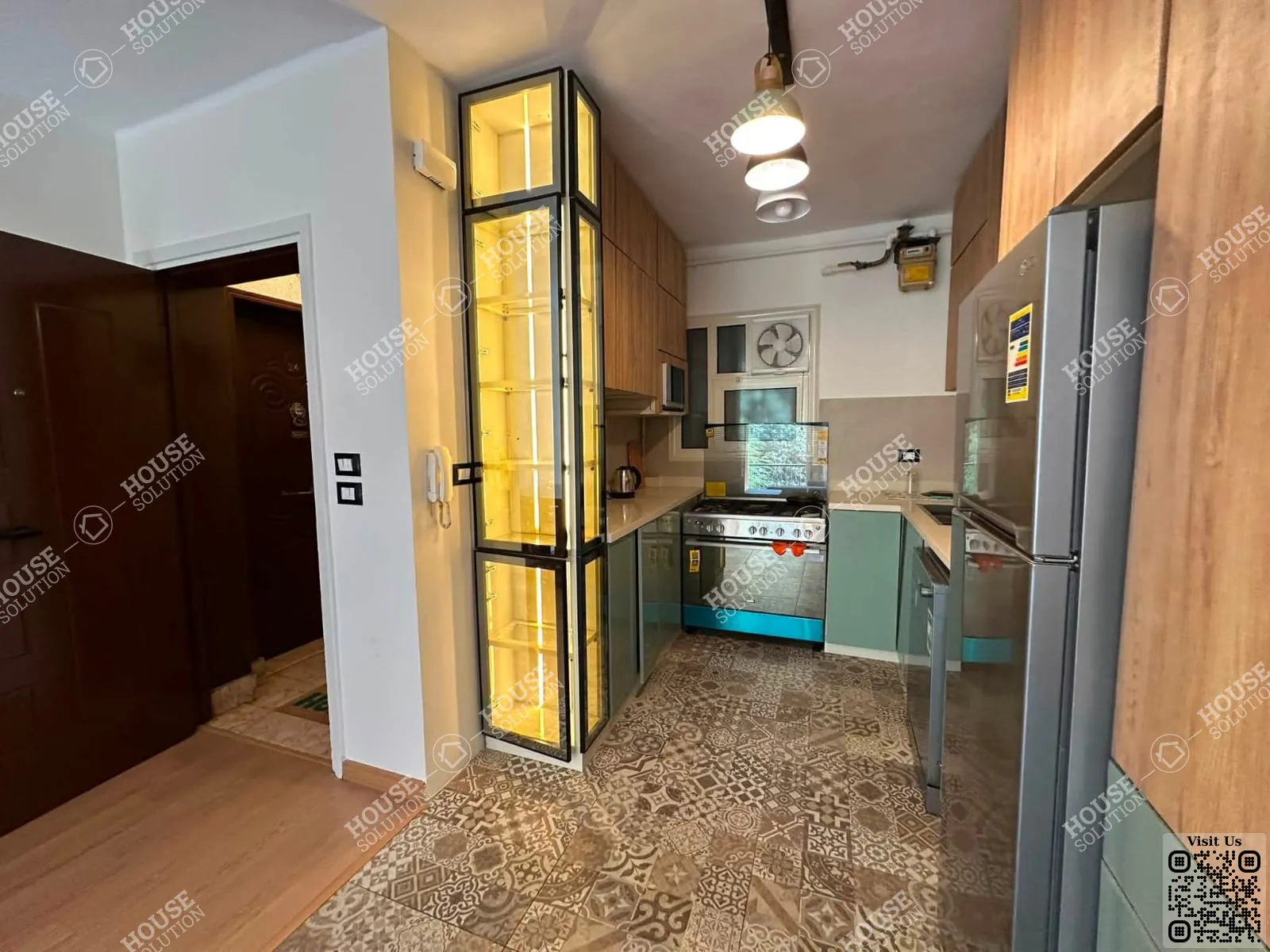 KITCHEN @ Apartments For Rent In Maadi Maadi Degla Area: 110 m² consists of 2 Bedrooms 1 Bathrooms Modern furnished 5 stars #6671-2